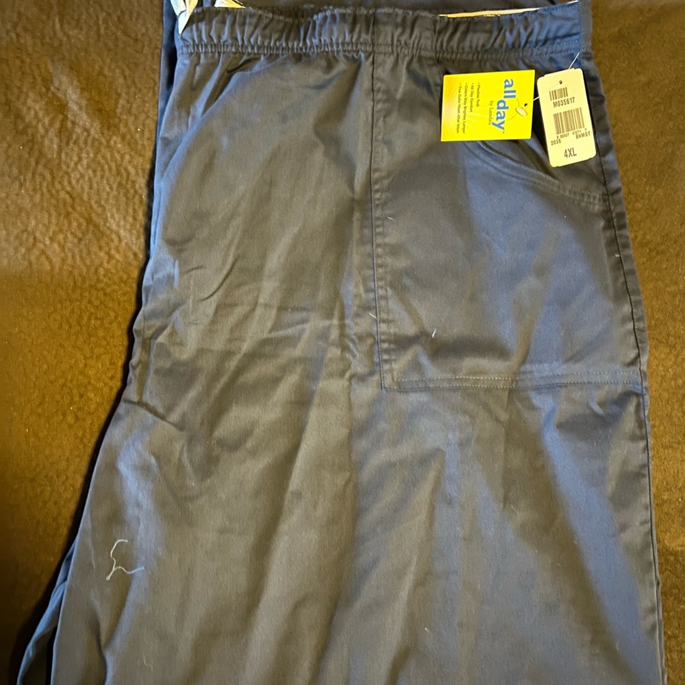 Landau 4XL elastic waist drawstring scrubs pants NWT